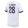Nogometni Dres Paris Saint-Germain Carlos Soler 28 Gostujući 2024-25